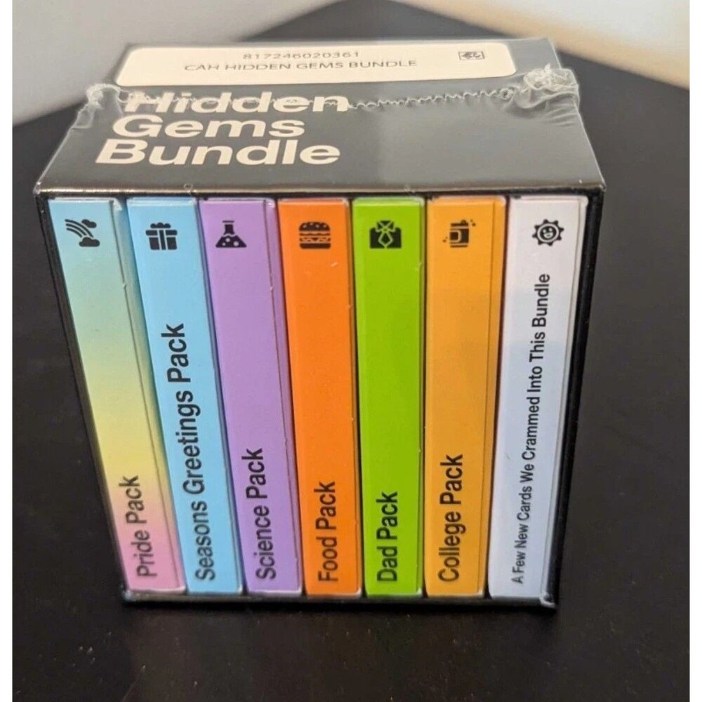 Cards Against Humanity Hidden Gems Bundle - 6 Expansion Packs - New
